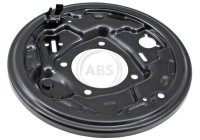 Täckplåt, bromsskiva