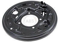 Täckplåt, bromsskiva