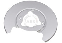 Täckplåt, bromsskiva