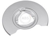 Täckplåt, bromsskiva