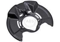 Täckplåt, bromsskiva