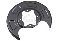 Täckplåt, bromsskiva