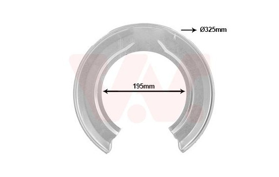 Täckplåt, bromsskiva