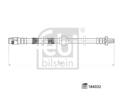 Bromsslang 184032 FEBI, bild 2