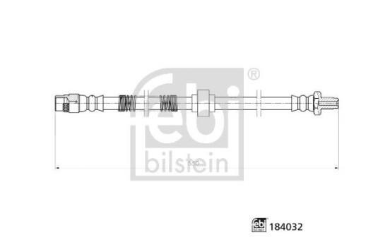 Bromsslang 184032 FEBI, bild 2