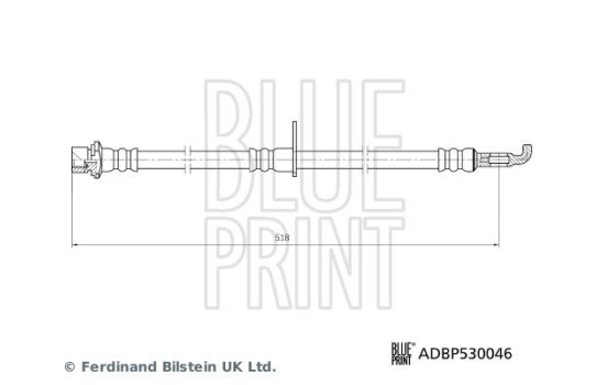 Bromsslang ADBP530046 Blue Print