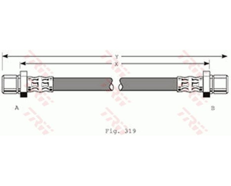 Bromsslang PHA216 TRW
