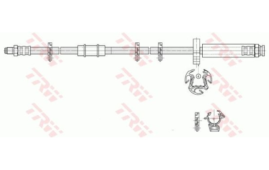 Bromsslang PHB293 TRW, bild 2