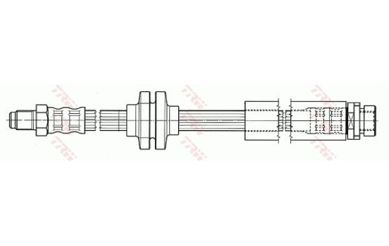 Bromsslang PHB565 TRW, bild 2