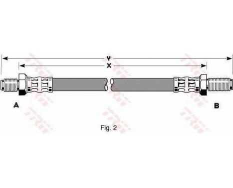 Bromsslang PHC137 TRW