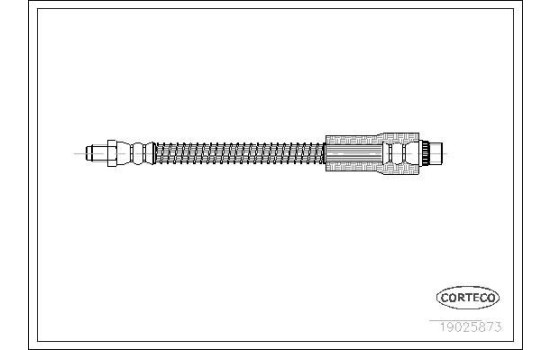 FLEXIBEL DE FREIN PEUGEOT 206 FRAM