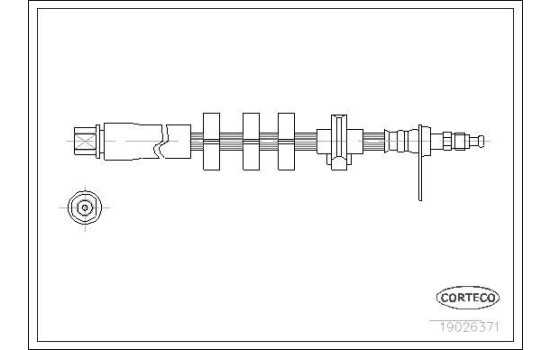 FLEXIBEL DE FREIN PEUGEOT 406 FRAM