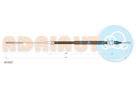 Dra vajer, parkeringsbroms