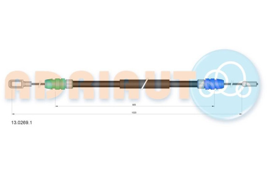 Dra vajer, parkeringsbroms