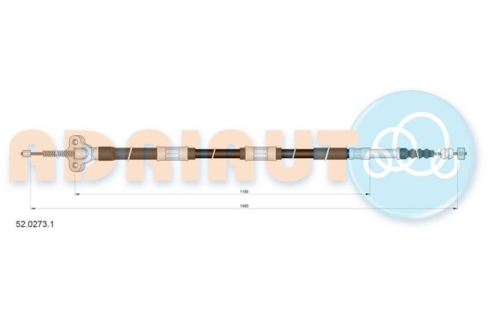 Dra vajer, parkeringsbroms