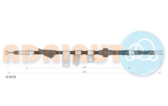 Dra vajer, parkeringsbroms