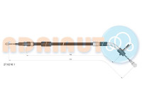 Dra vajer, parkeringsbroms