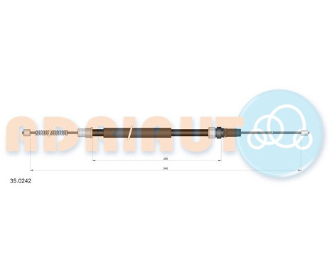 Dra vajer, parkeringsbroms