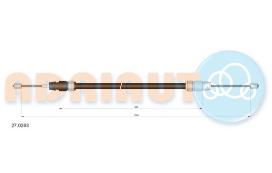 Dra vajer, parkeringsbroms