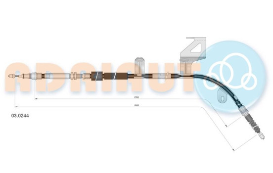 Dra vajer, parkeringsbroms