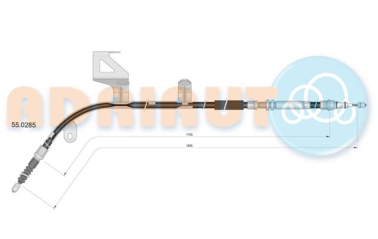 Dra vajer, parkeringsbroms