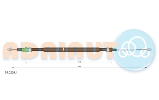 Dra vajer, parkeringsbroms