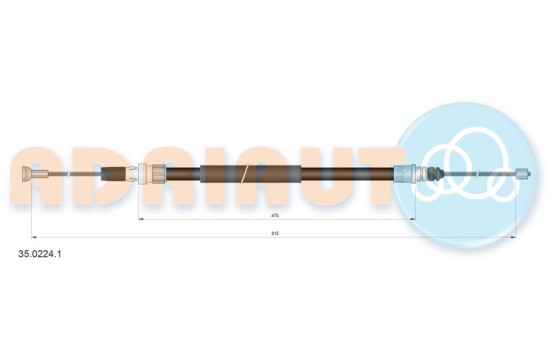 Dra vajer, parkeringsbroms