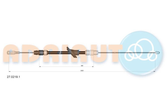 Dra vajer, parkeringsbroms