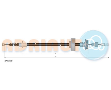 Dra vajer, parkeringsbroms