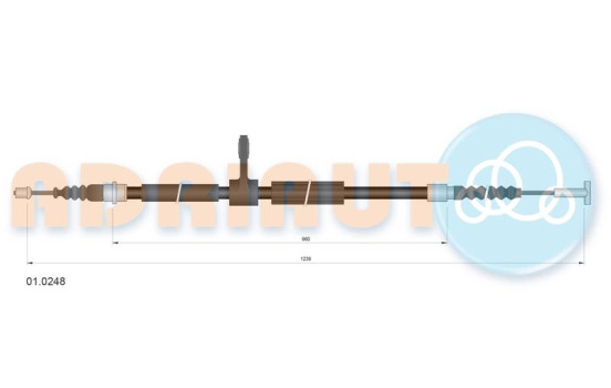 Dra vajer, parkeringsbroms