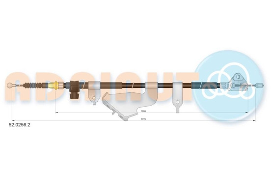 Dra vajer, parkeringsbroms