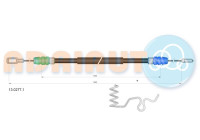 Dra vajer, parkeringsbroms