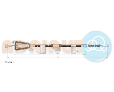 Dra vajer, parkeringsbroms