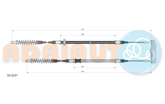 Dra vajer, parkeringsbroms