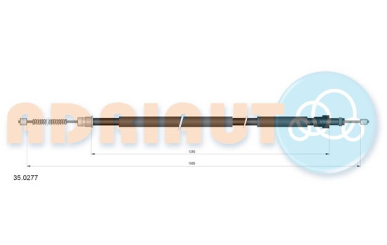 Dra vajer, parkeringsbroms