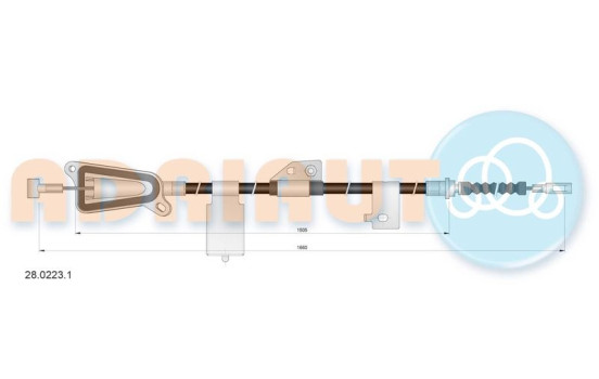 Dra vajer, parkeringsbroms