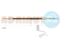 Dra vajer, parkeringsbroms