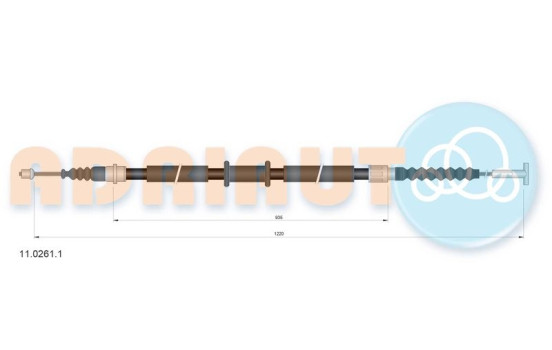 Dra vajer, parkeringsbroms