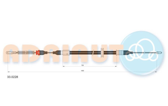 Dra vajer, parkeringsbroms