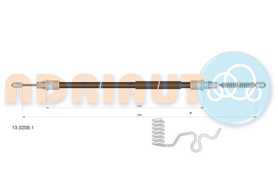 Dra vajer, parkeringsbroms