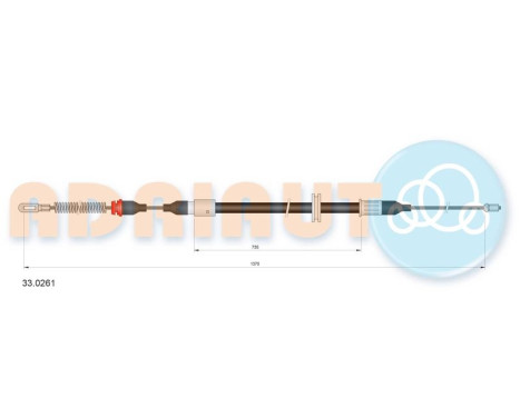 Dra vajer, parkeringsbroms