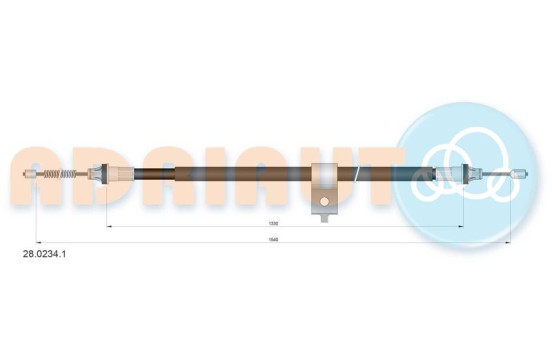 Dra vajer, parkeringsbroms