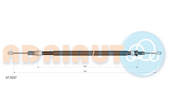 Dra vajer, parkeringsbroms