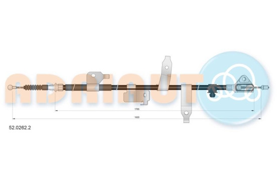 Dra vajer, parkeringsbroms