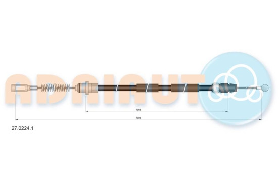 Dra vajer, parkeringsbroms