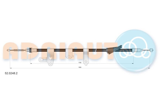 Dra vajer, parkeringsbroms