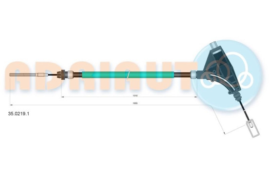 Dra vajer, parkeringsbroms