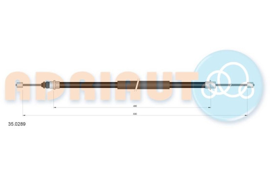 Dra vajer, parkeringsbroms