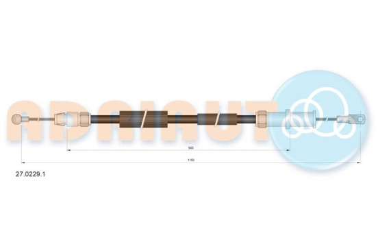 Dra vajer, parkeringsbroms