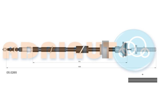 Dra vajer, parkeringsbroms